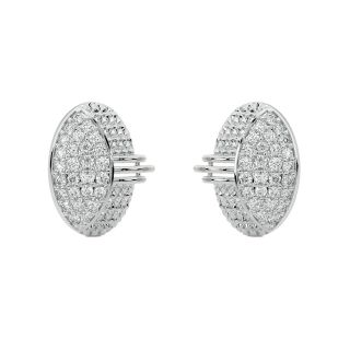 Ebba Round Diamond Stud Earrings